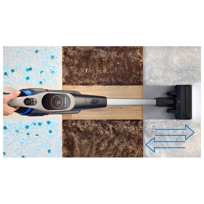 Bosch BCS931GAC Unlimited 9 Aspirapolvere Verticale Senza Filo HEPA 0.4 L 60 min 80 dB colore Grafite