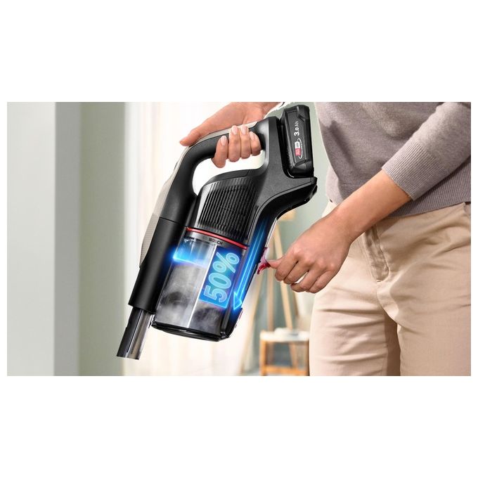 Bosch BCS931GAC Unlimited 9 Aspirapolvere Verticale Senza Filo HEPA 0.4 L 60 min 80 dB colore Grafite