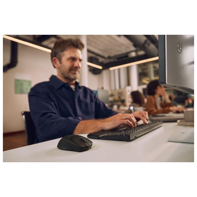 HP BD5F6AA Tastiera Wireless Multidispositivo 22 Tasti Programmabili Tasto Copilot Fino a 36 Mesi Batteria Poggiapolsi Magnetico Colore Nero