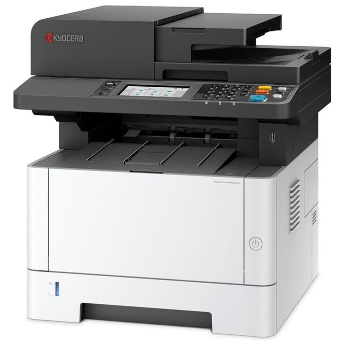 Kyocera ECOSYS MA4000wifx Stampante Laser Multifunzione WiFi Gigabit LAN Touch Panel 40 ppm 1200 dpi Scanner Copiatrice Fax colore Nero