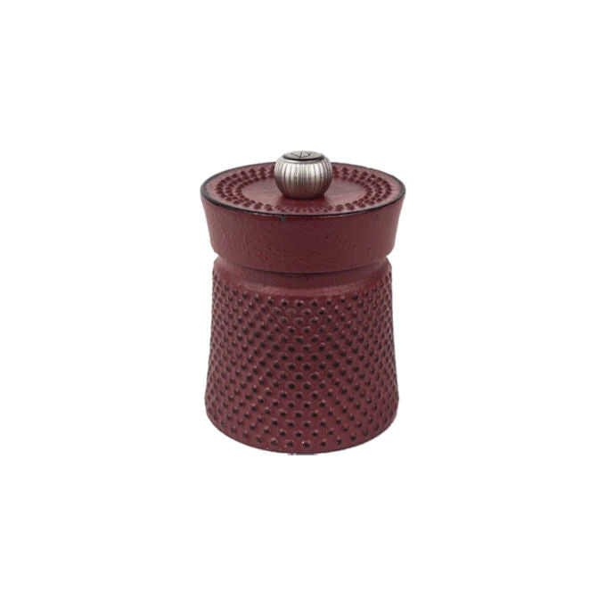 Peugeot 42189 Bali Macinapepe in Ghisa Regolazione Macinatura Acciaio Inossidabile Altezza 8 cm colore Rosso