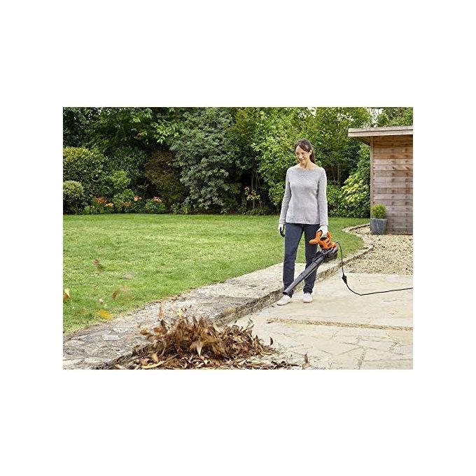 Black+decker soffiatore trituratore da 2900W per un'efficace raccolta e triturazione delle foglie in giardino