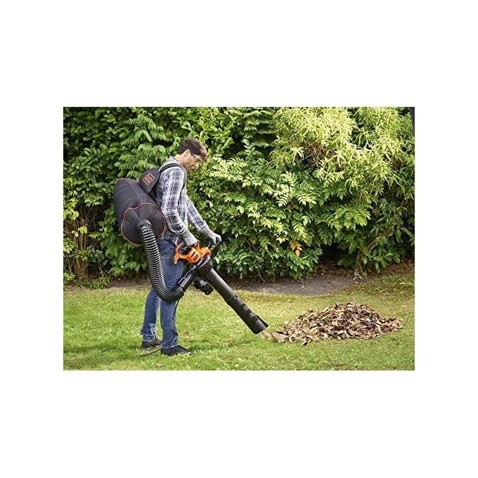 Black+Decker Soffiatore Trituratore 3000W Beblv300-Qs per Efficienza e Potenza nella Cura del Giardino