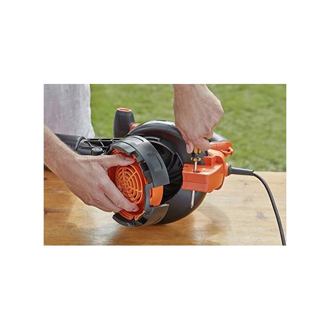 Black+Decker Soffiatore Trituratore 3000W Beblv300-Qs per Efficienza e Potenza nella Cura del Giardino