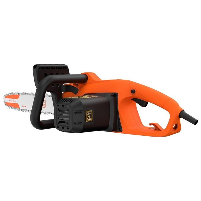 Black+decker BECS2040-QS Motosega Elettrica 2000W barra 40 cm lubrificazione automatica freno catena colore Arancione
