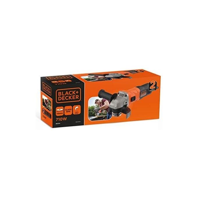Black+Decker Smerigliatrice Angolare 710W Beg010-Qs