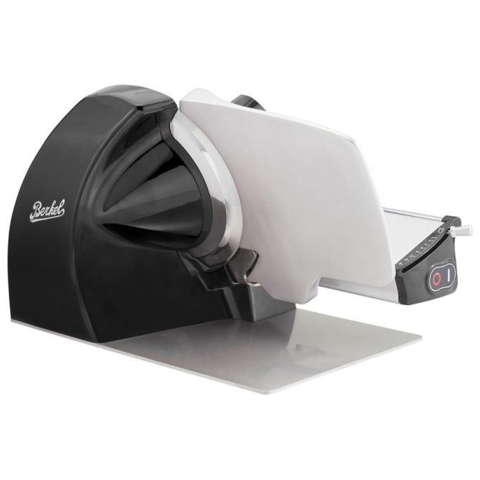 Berkel BKHLCGB2010000000N Home Line 250 PLUS Affettatrice a Ponte 250 mm Lama in Acciaio Cromato 0,19 kW Peso 14,5 Kg colore Nero