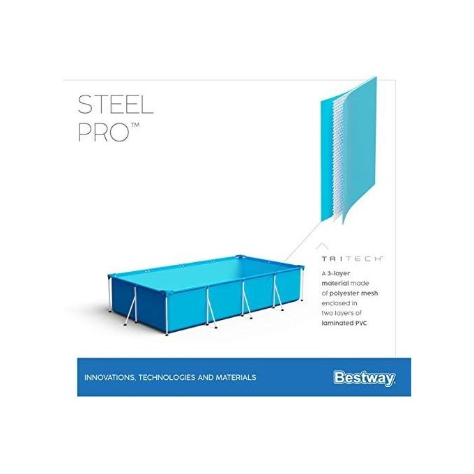 Bestway Piscina Frame Rettangolare 1C 300X201 H 66