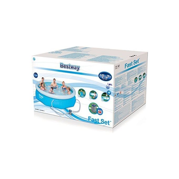 Bestway 57270 Piscina Fast Tonda Filtro 1C 305 H. 76