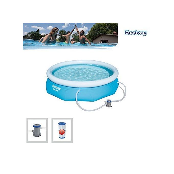 Bestway 57270 Piscina Fast Tonda Filtro 1C 305 H. 76
