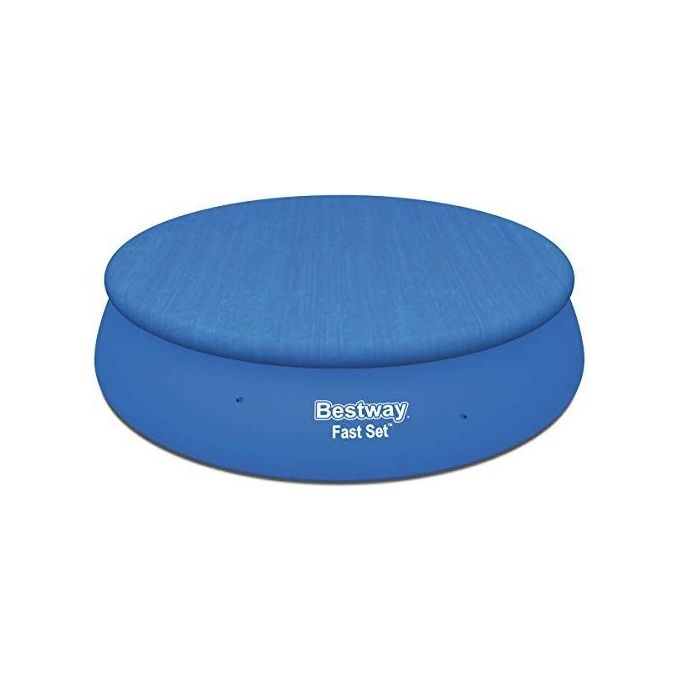 Bestway Piscina Fast Set Tonda Gonfiabile con Filtro Inclusa 457X122 cm Capacita' 13807 Litri Installazione Veloce E Materiale Resistente