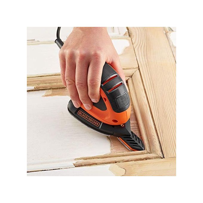 Black+Decker Levigatrice Mouse Multifunzionale con Accessori