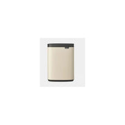 Brabantia BO4LBE Pattumiera a pedale 4 litri in acciaio e plastica con chiusura silenziosa e materiale riciclato 54% colore Beige