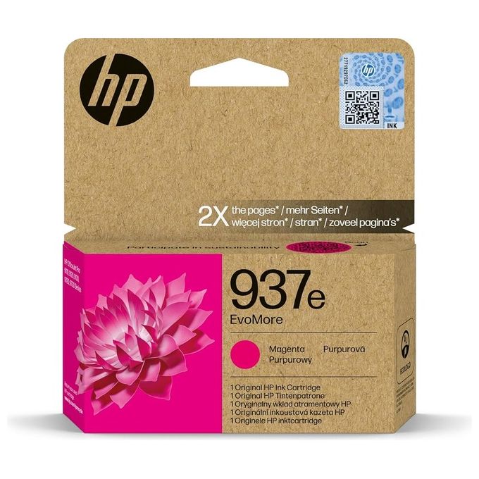 HP 4S6W7NE#LS1 Cartuccia d'inchiostro originale alta capacita' 1650 pagine tecnologia HP Thermal Inkjet a base di pigmenti certificata CarbonNeutral con materiali riciclati colore Magenta