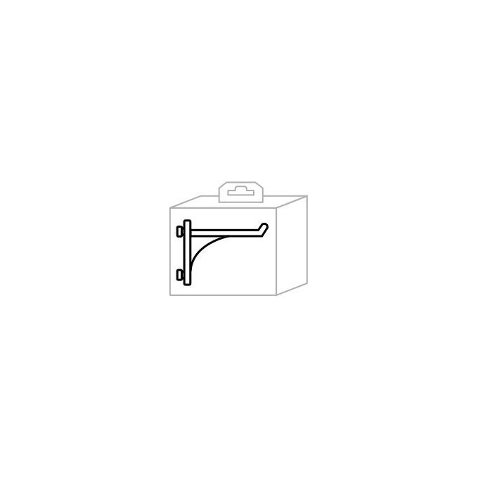 Bizzotto BG061-02G 8 Ganci Lunghi Dritti per Pannelli Porta Attrezzi