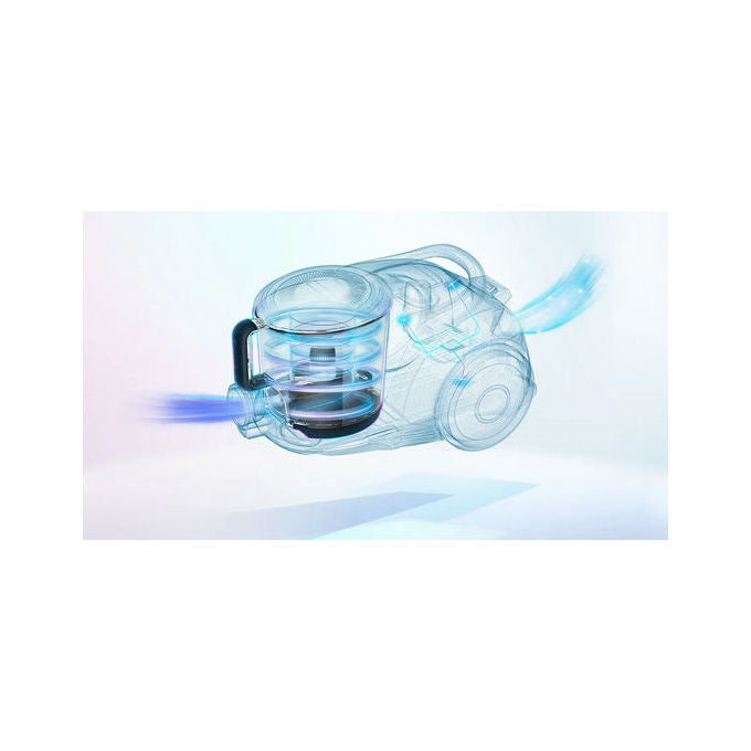 Bosch BGC41XHYG Serie 6 Aspirapolvere a cilindro Senza sacchetto 2,4 L 700 W 68 dB colore Bianco
