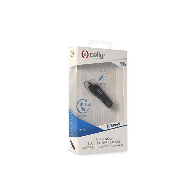 Celly BH10 Smart Audio Auricolare Bluetooth Nero
