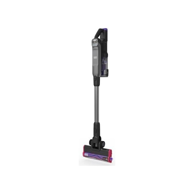 Black and Decker BHFEA640WG Scopa Elettrica Ricaricabile Senza Sacchetto Ciclonica 0,75 L 24 V 35 min colore Nero Acciaio Inox