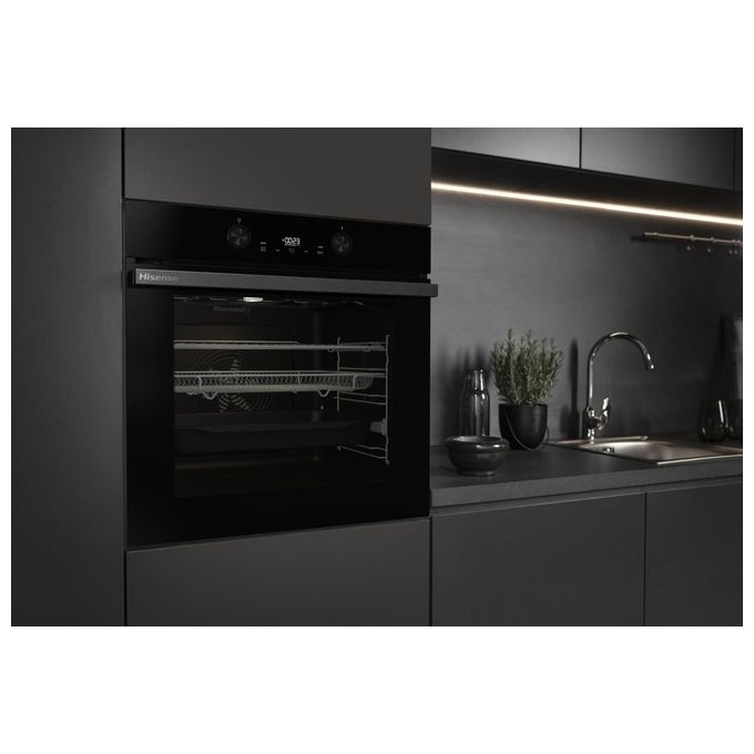 Hisense BI64223EPBG Forno da incasso Pirolitico 78 L A++ Funzione Pizza Riscaldamento rapido colore Nero