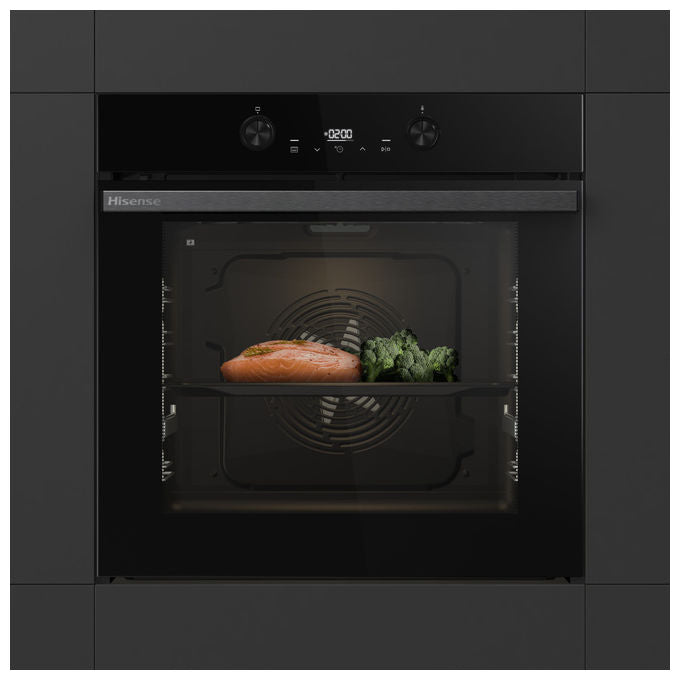 Hisense BI64223EPBG Forno da incasso Pirolitico 78 L A++ Funzione Pizza Riscaldamento rapido colore Nero