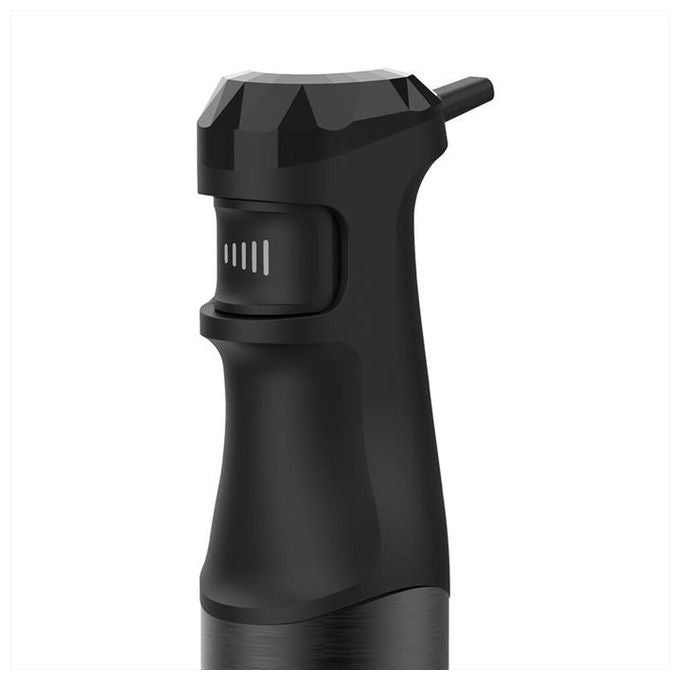 Black+decker BXHBA1501E Frullatore ad immersione 1500 W lama acciaio inox accessori tritatutto bicchiere dosatore frusta colore Nero Trasparente