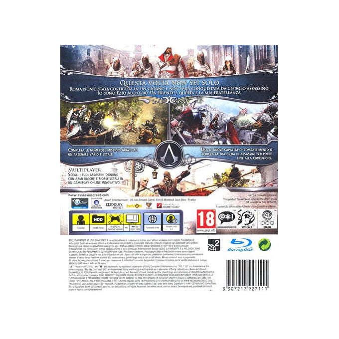 Ubisoft Assassin's Creed Brotherhood Ps3 Standard Ita PlayStation 3