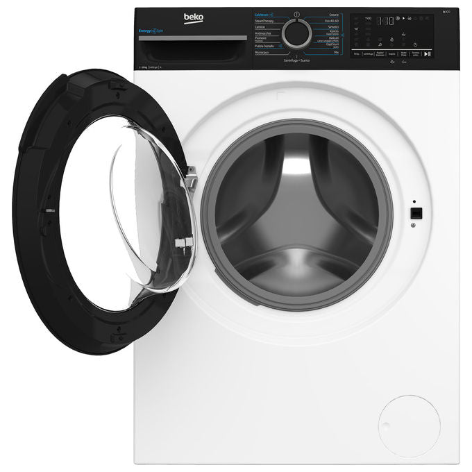 Beko BMWEP10147DB Lavatrice 10 Kg 1400 rpm Classe A EnergySpin SteamCure Motore Inverter (85x60x58) cm colore Nero