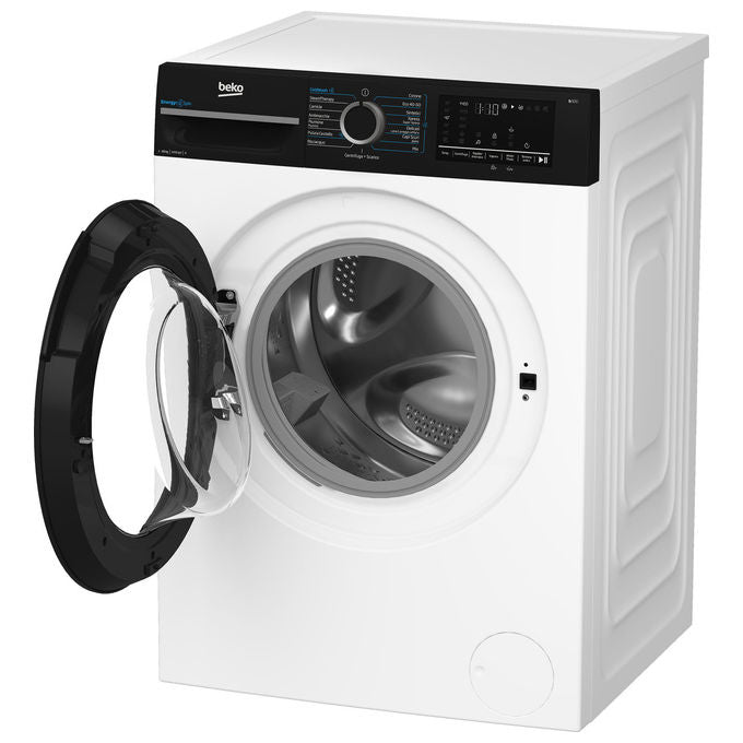 Beko BMWEP10147DB Lavatrice 10 Kg 1400 rpm Classe A EnergySpin SteamCure Motore Inverter (85x60x58) cm colore Nero