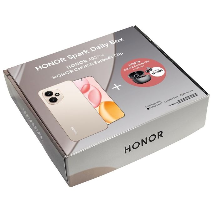 Honor, Smartphone, 512 GB, Nero, Auricolari Clip inclusi