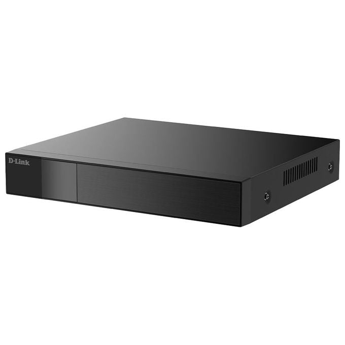 D-Link BNR-008-E BNR-008 NVR 8 Channel Network Risoluzione 1920x1080 Pixel 1080p 2 HDMI 1 VGA 2 USB 2.0 1 LAN SATA III Nero colore Nero
