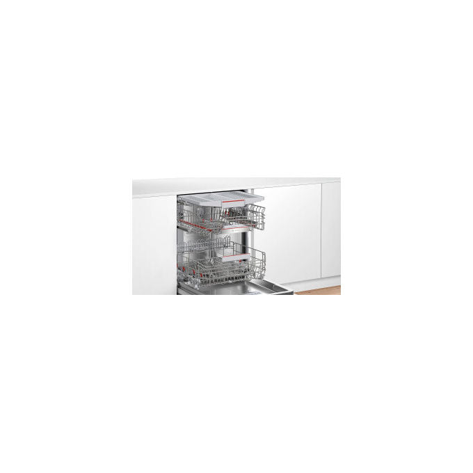 Bosch SMV6ECX20E Serie 6 Lavastoviglie da incasso a scomparsa totale 14 coperti Classe A 42 dB Wi-Fi EfficientDry (81x60x55 cm) colore Acciaio inox