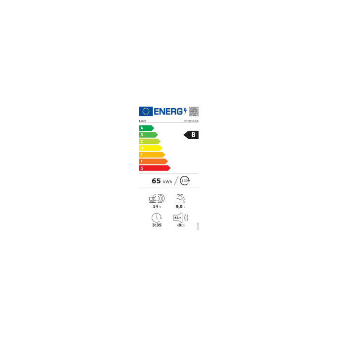 Bosch SMV6ECX20E Serie 6 Lavastoviglie da incasso a scomparsa totale 14 coperti Classe A 42 dB Wi-Fi EfficientDry (81x60x55 cm) colore Acciaio inox