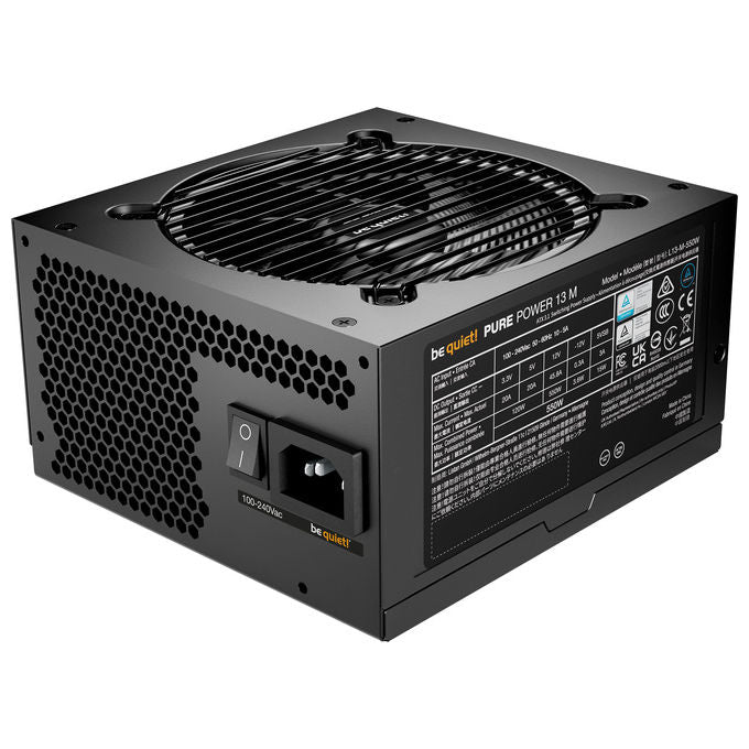 Be quiet! BP024EU Pure Power 13 M Alimentatore per Computer 550 W 80 PLUS Gold ATX 20+4 pin colore Nero