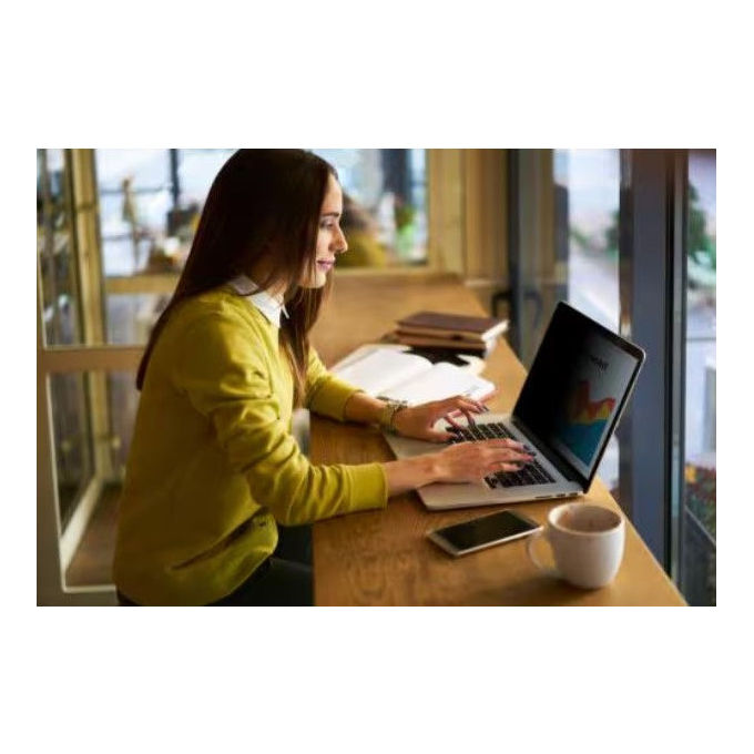3M BP145W1B Filtro di Privacy per Laptop 14.5'' 16:10 Anti-blue Privacy Matte-to-Glossy colore Nero