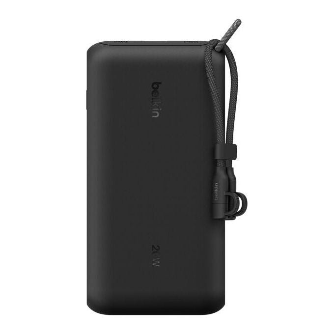 Belkin BPB028HQBK Power Bank BoostCharge 20000 mAh 2x USB-C 1x USB-A Display LED 20W colore Nero