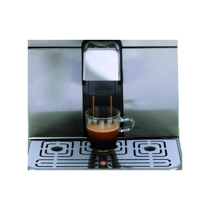 Gaggia RI9305-11 Brera Macchina da Caffe' Automatica per Espresso e Cappuccino Caffe' in Grani o Macinato 1400 W Argento-Nero Brera Black Solo Macchina