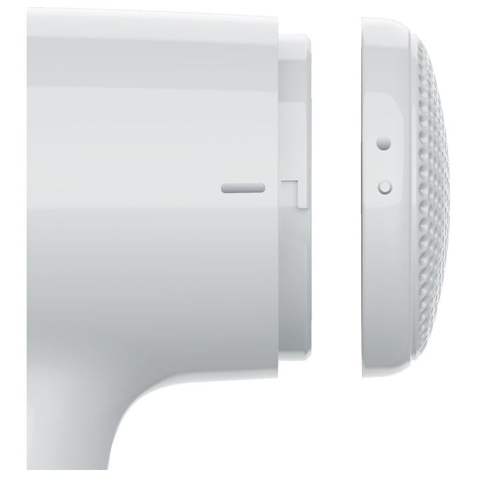 Braun asciugacapelli BRHD155E 1800W, diffusore e concentratore, 2 velocita', aria fredda, Bianco e nero