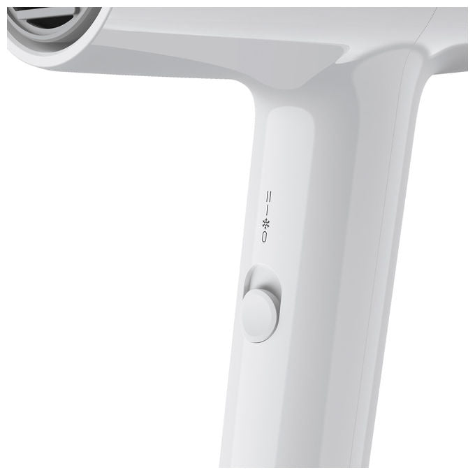 Braun asciugacapelli BRHD155E 1800W, diffusore e concentratore, 2 velocita', aria fredda, Bianco e nero