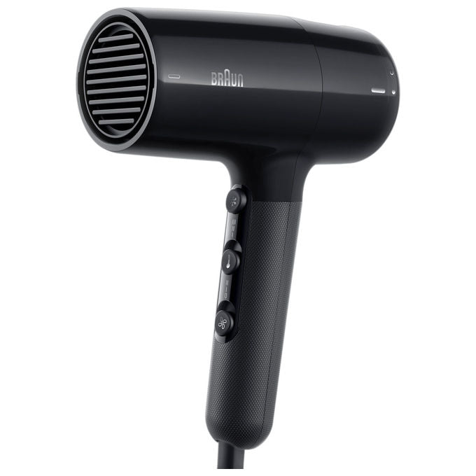 Braun BRHD200E Asciugacapelli 2000 W 2 velocita' 3 temperature ugello concentratore incluso colore Nero
