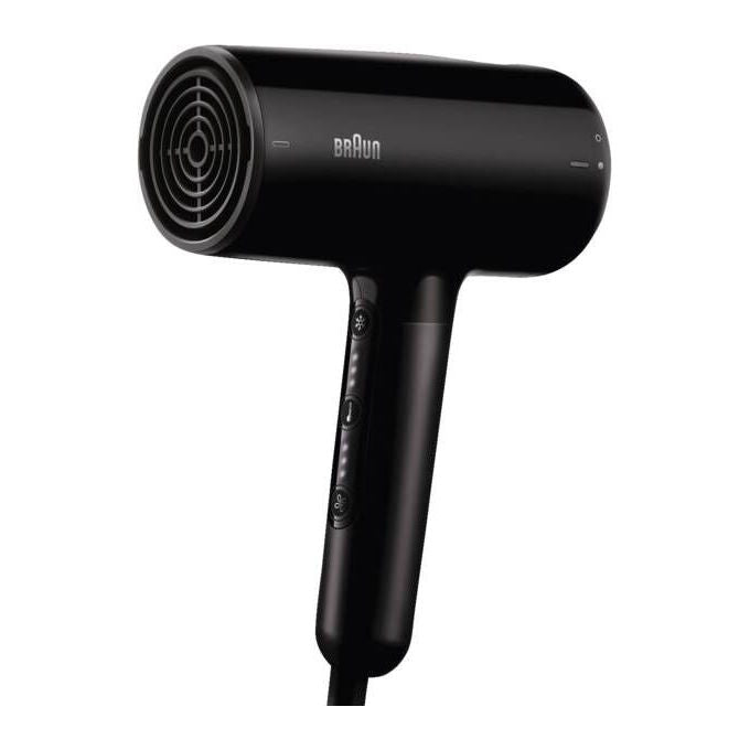 Braun asciugacapelli HD4.1, 2200 W, funzione ionica, 3 velocita', getto freddo, concentratore, nero