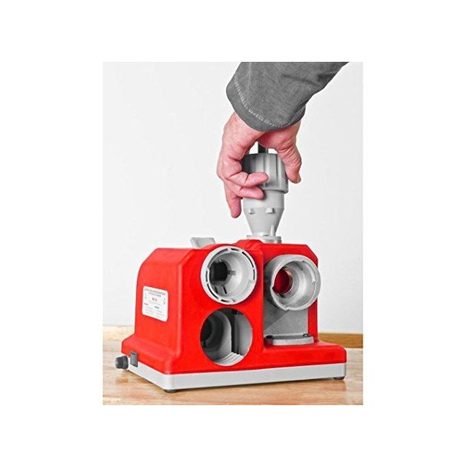 Holzmann BSG13E Affilatrice Elettrica per Punte da Trapano 3-13 mm 80W 4200 rpm colore Grigio