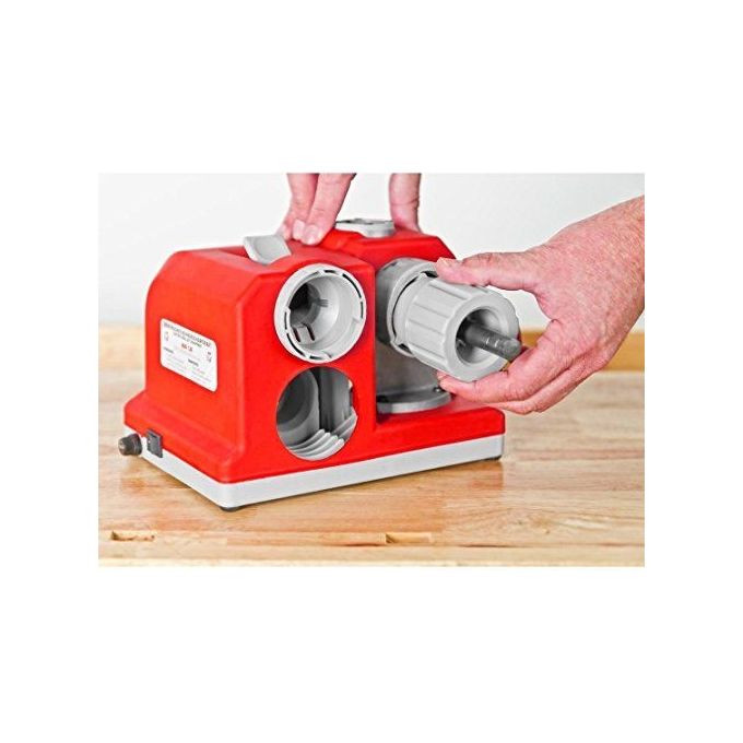 Holzmann BSG13E Affilatrice Elettrica per Punte da Trapano 3-13 mm 80W 4200 rpm colore Grigio