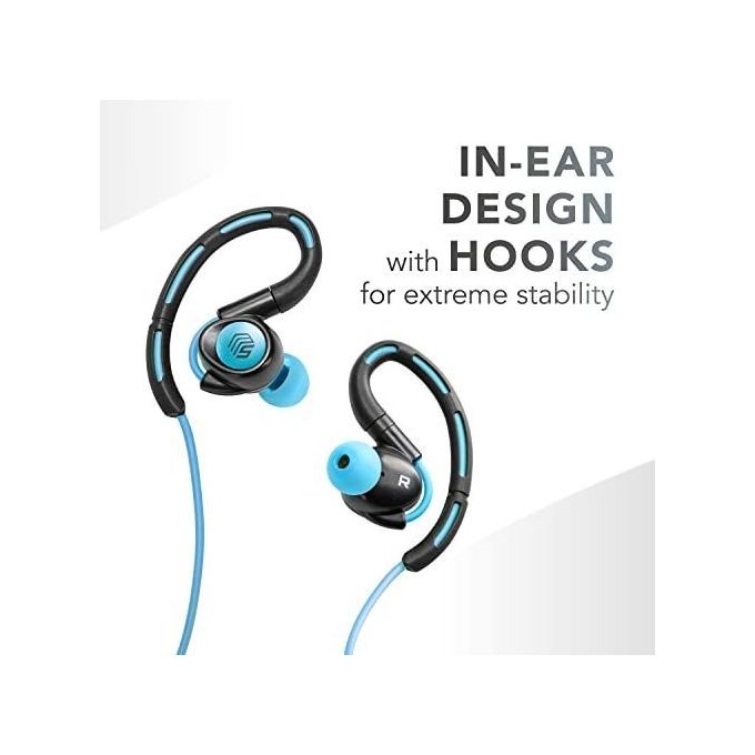 Cellular Line ATHLETY Auricolare Bluetooth Sport Dotato di Certificazione IPX4 e Archetto Flessibile Blu