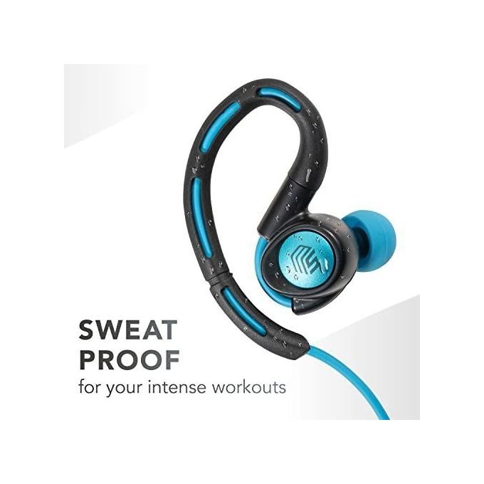 Cellular Line ATHLETY Auricolare Bluetooth Sport Dotato di Certificazione IPX4 e Archetto Flessibile Blu