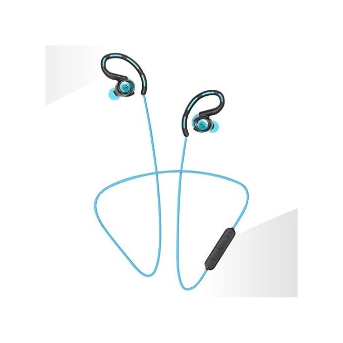 Cellular Line ATHLETY Auricolare Bluetooth Sport Dotato di Certificazione IPX4 e Archetto Flessibile Blu
