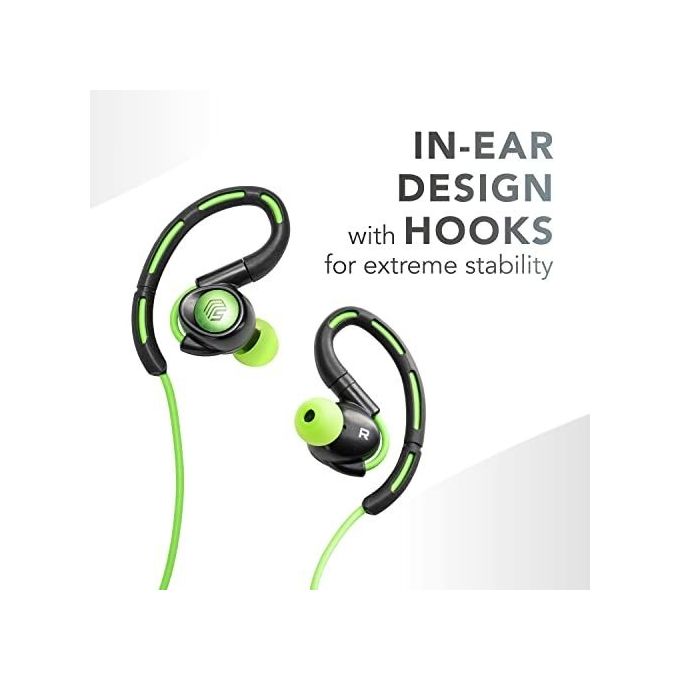 Music Sound BTEARPHONEMSSPORTG Athlety Auricolare Bluetooth Sport In-ear IPX4 Bluetooth 5.1 8h colore Verde