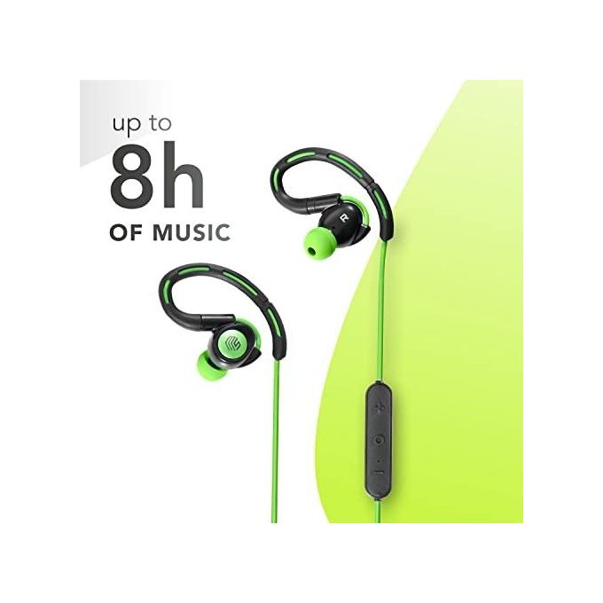 Music Sound BTEARPHONEMSSPORTG Athlety Auricolare Bluetooth Sport In-ear IPX4 Bluetooth 5.1 8h colore Verde