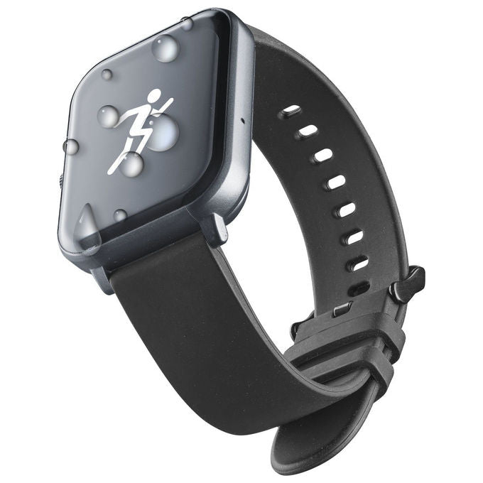 Cellularline Smartwatch Bluetooth Ion Pro Square Display 1.83'' Monitoraggio Sonno e Stress