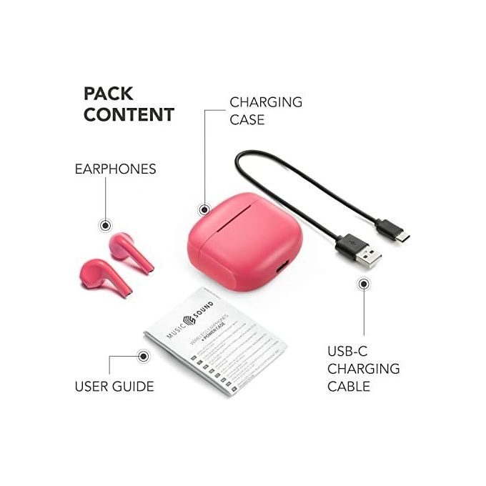 Cellular Line Auricolare Bluetooth Tws Swag Rosa