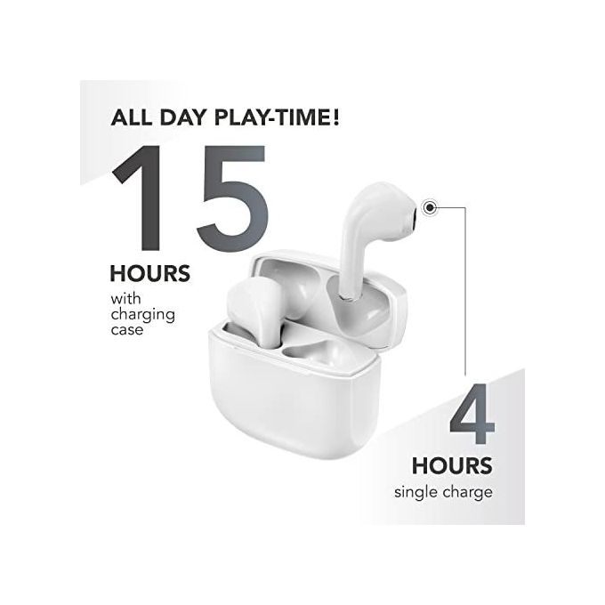 Cellularline BTMSTWSSWAGW Swag Auricolari Bluetooth TWS In-ear Touch Control 20H Autonomia colore Bianco